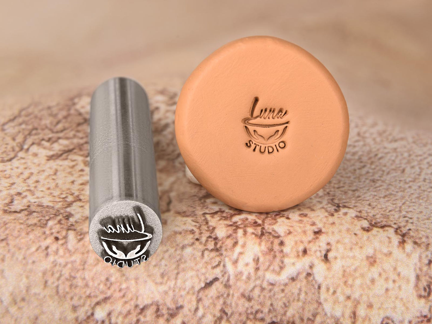 Custom Made Stainless Steel Marks for Clay.