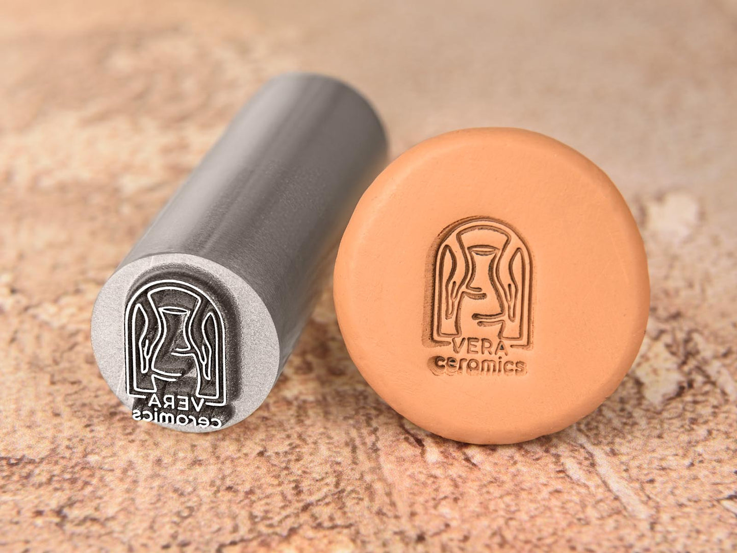 Custom Made Stainless Steel Marks for Clay.