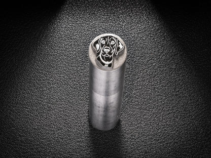 Tampons à main en acier personnalisés pour cuir ou bois