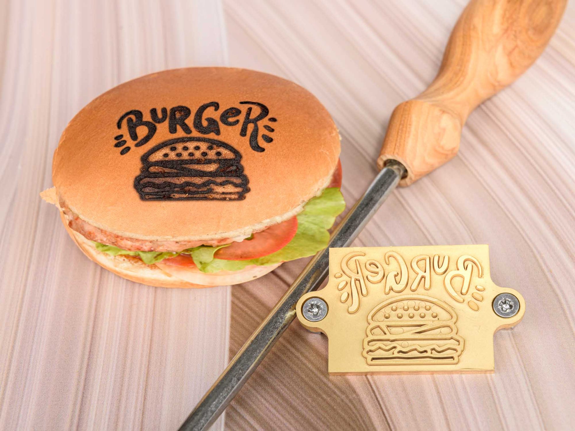 Personalized Branding Irons for Burgers, Steaks & BBQ