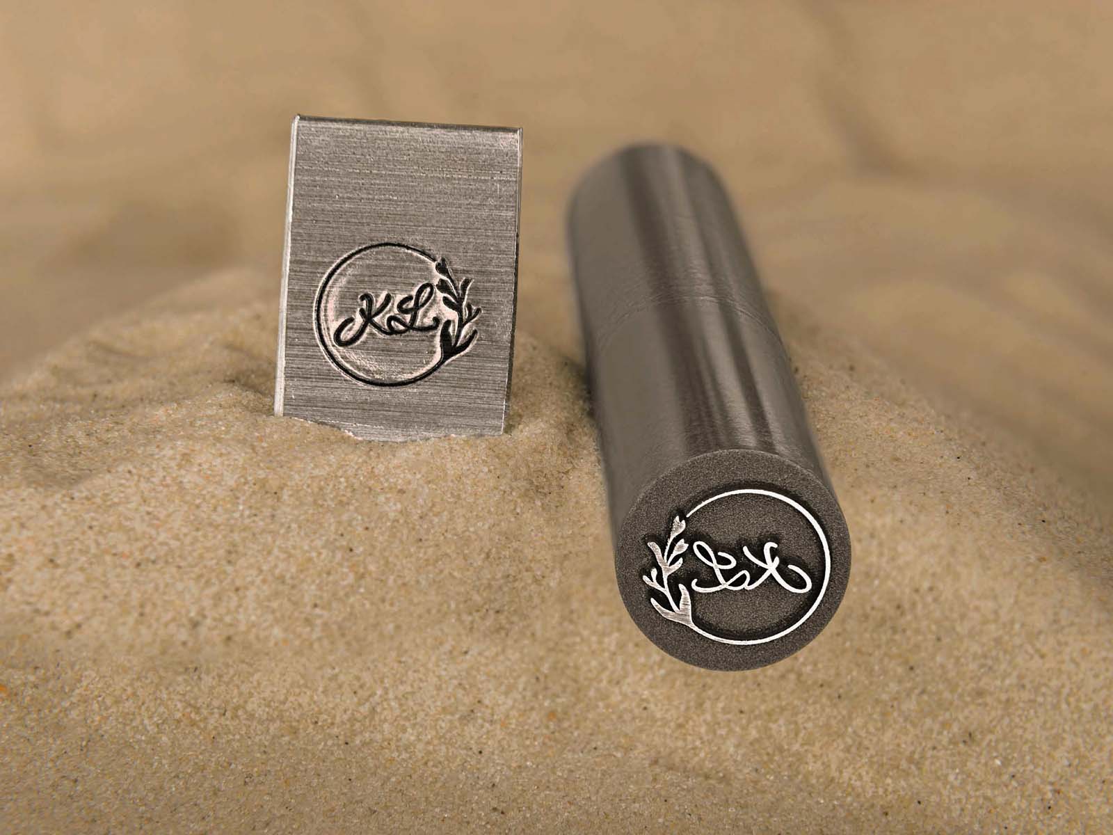 Custom Made Metal Logo Stamp My Stamps Store