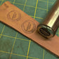 Sellos manuales de acero personalizados para cuero o madera